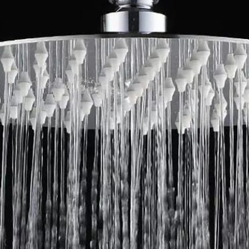 Stainless Steel Ultra-Thin Rainfall Shower Head (3 Variants....6", 8", and 10" Round and Square)