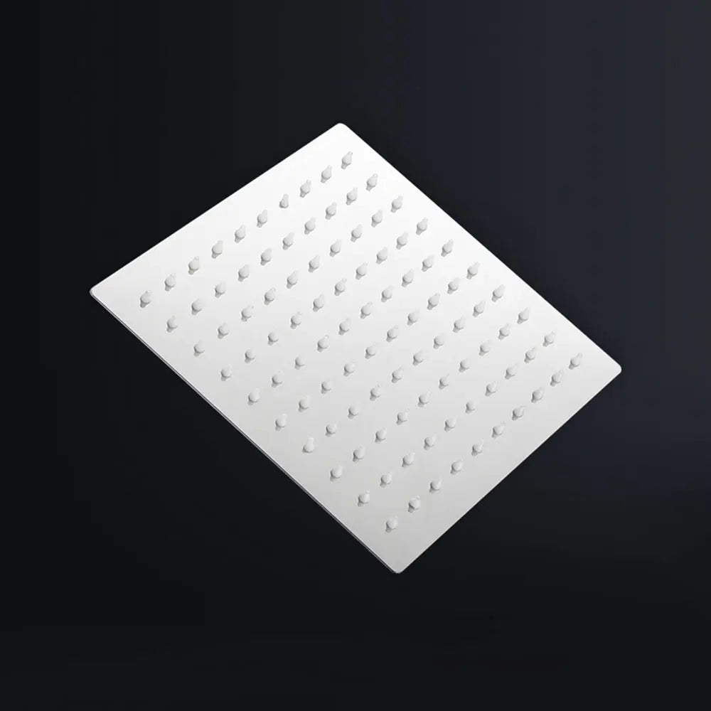 Stainless Steel Ultra-Thin Rainfall Shower Head (3 Variants....6", 8", and 10" Round and Square)